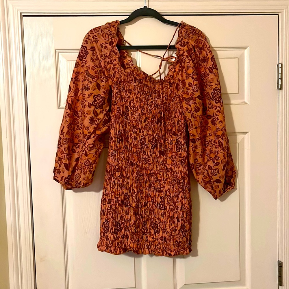 Free People Linen Minidress